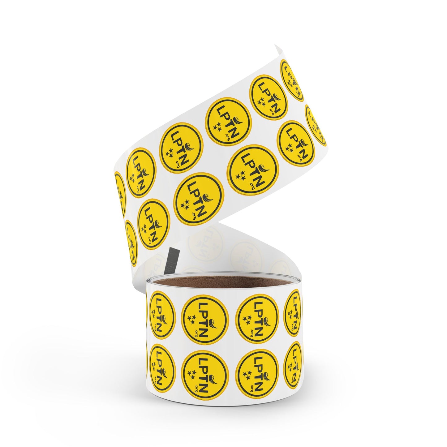 LPTN Round Sticker Label Rolls