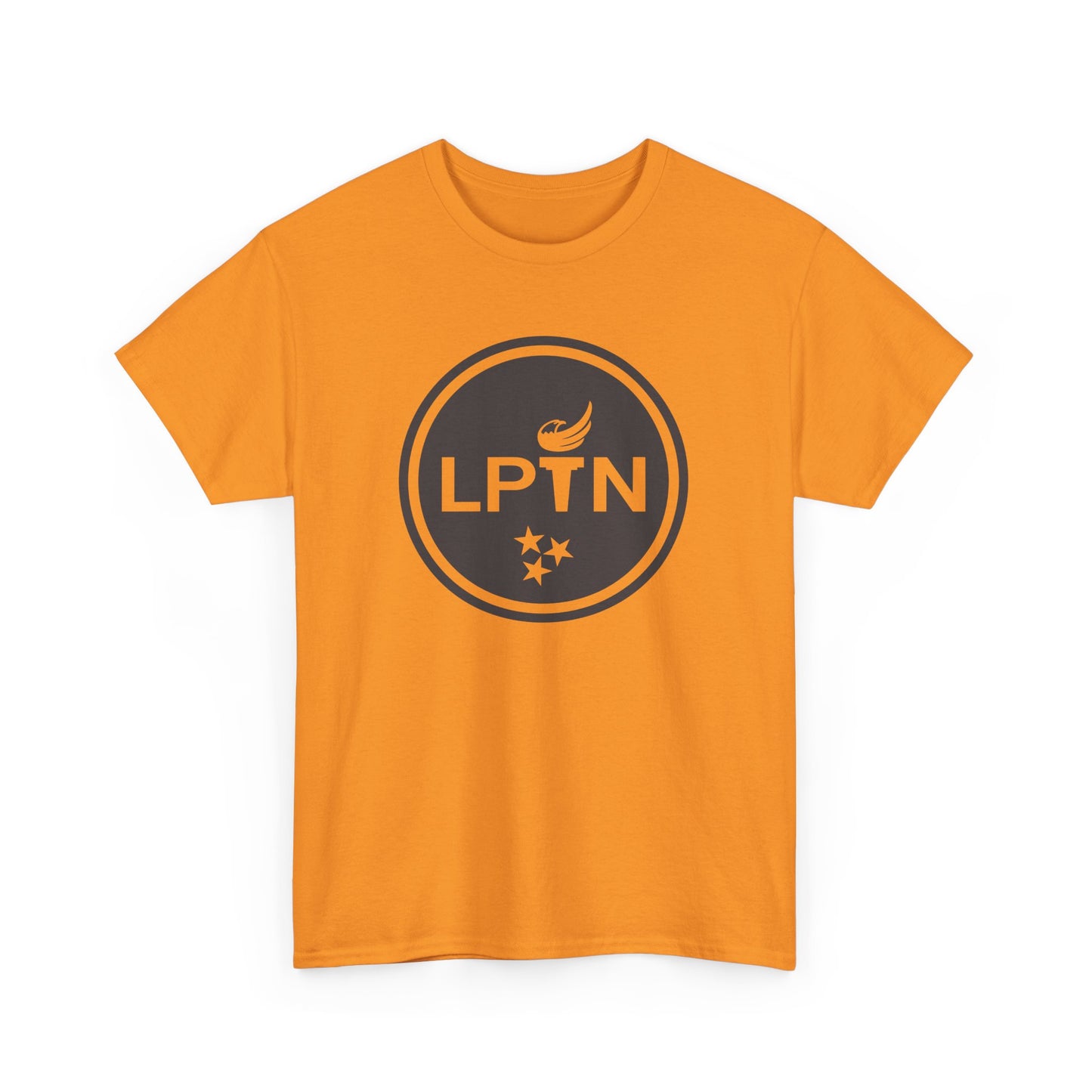 LPTN Unisex Heavy Cotton Tee - Vibrant Orange Casual Wear