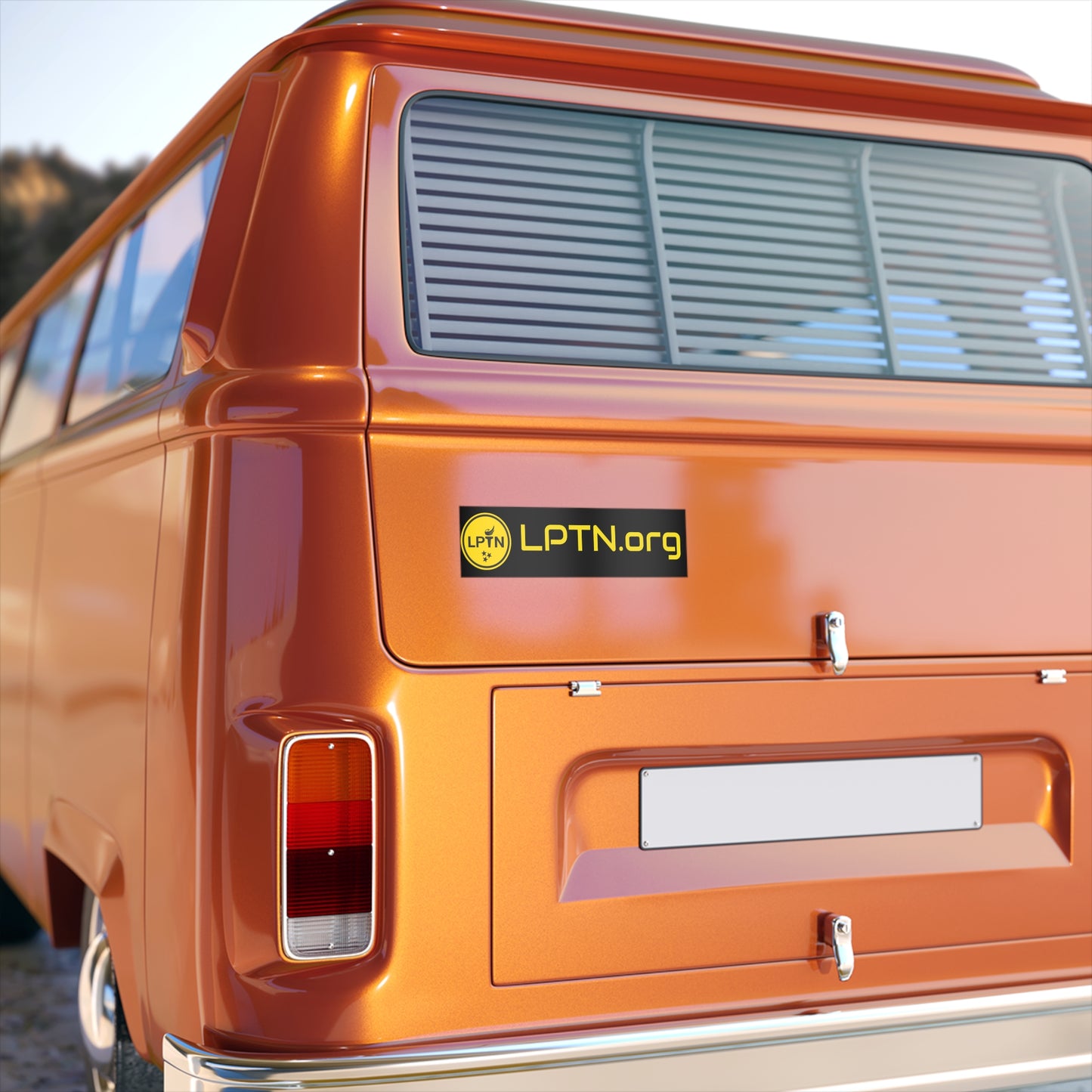 LPTN Yellow/Black Bumper Sticker