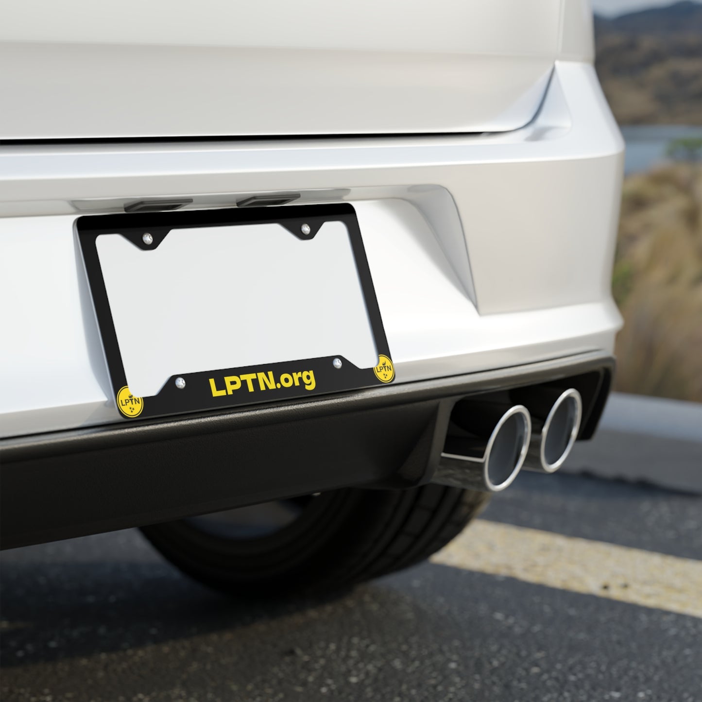 LPTN Metal License Plate Frame